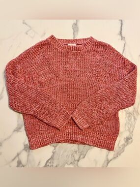 Seed Heritage Kids Rose Marled Crewneck Sweater